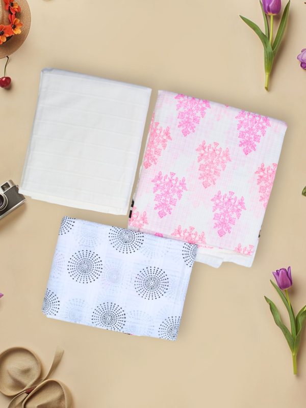 Festive unstitched block print suit